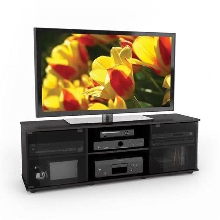Kingfisher Lane 60x22 TV Stand in Ravenwood Black