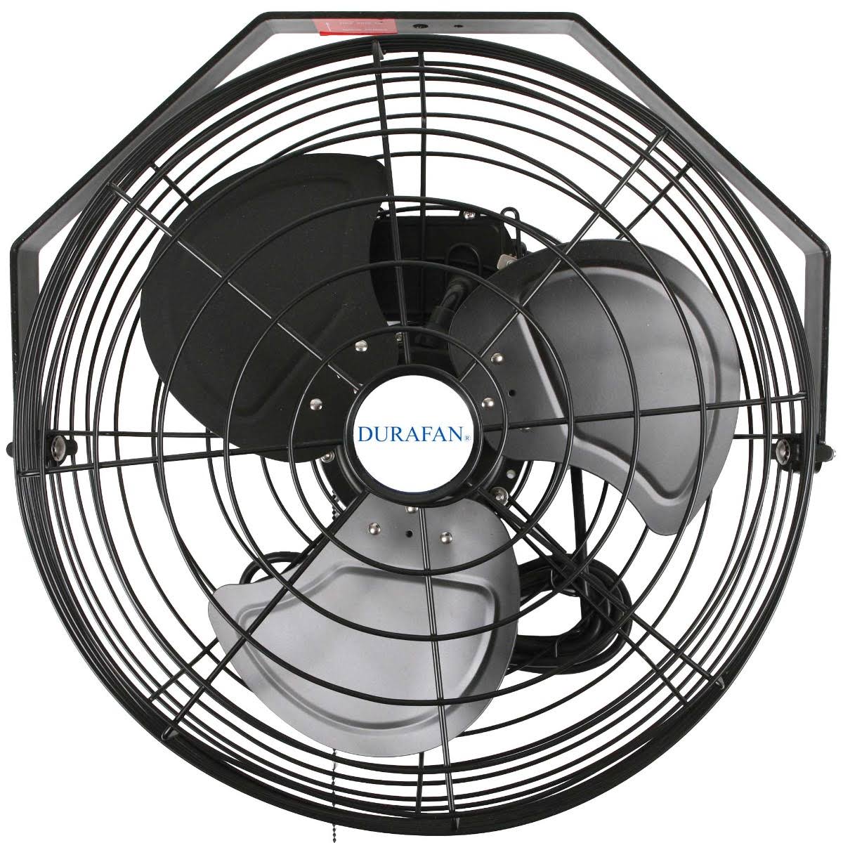 DURAFAN 18x22 Circulating Fan with Wide Guard - Black