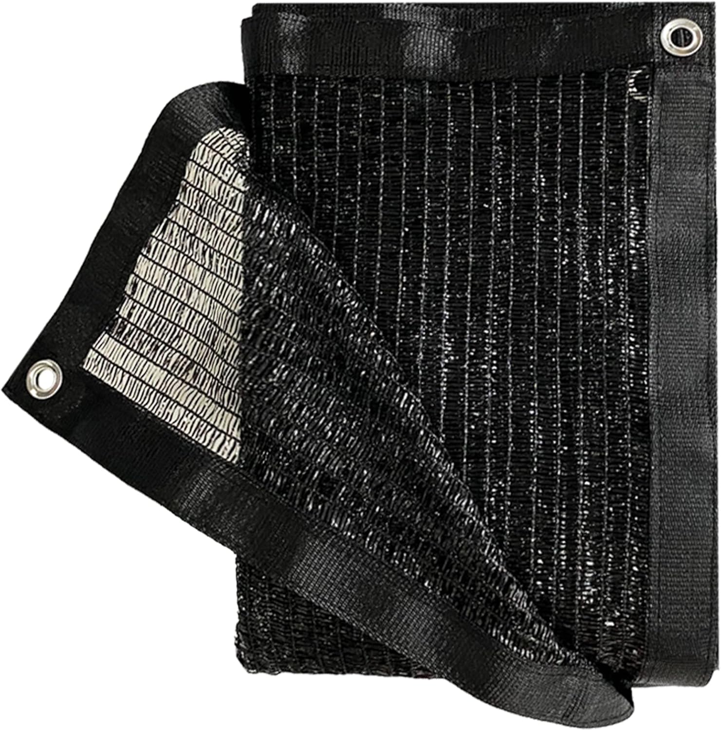 Garden expert 50% Black Shade Cloth 10ft X 20ft Taped Edge with Grommets Sun Net Mesh for Garden Patio Backyard