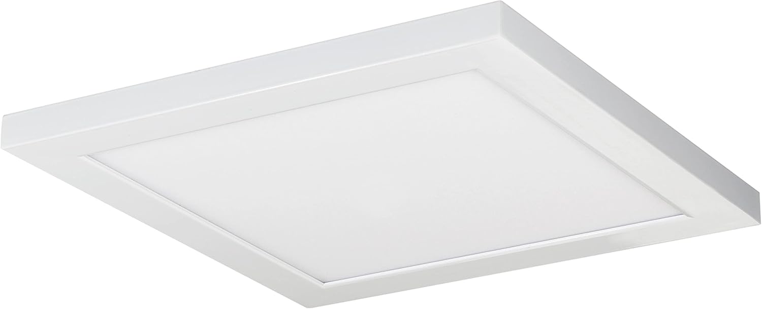Nuvo 62/1051 Blink Plus Surface Mount LED Fixture,White, White Finish, 0.75x11.63x11.63