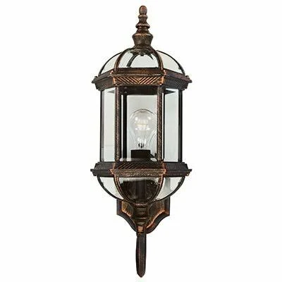 Powell 19x22 H Outdoor Wall Lantern Laurel Foundry Modern Farmhouse Fixture Finish: Black Copper