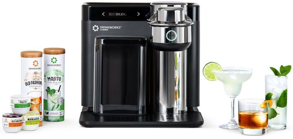 Keurig Drinkworks Home Bar Drinkmaker, Silver/Black