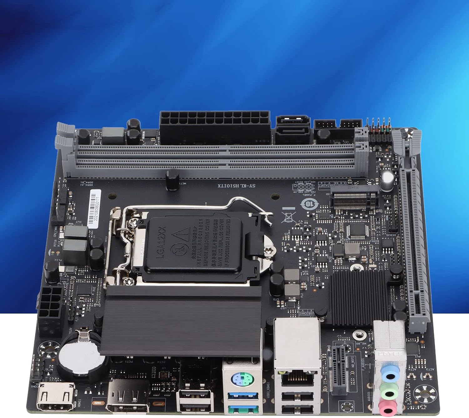 Yoidesu H510 Chip Motherboard, Dual Channel PC Motherboard, Independent VCCIO,VCCSA Power Supply, Fog Black Matte PCB