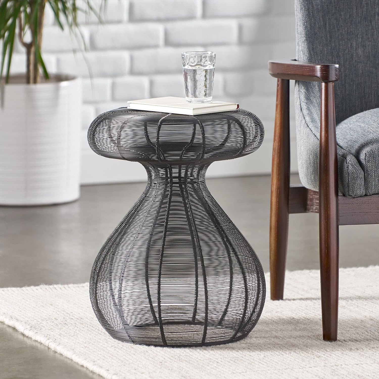 Christopher Knight Home Hixon Side Table, Black