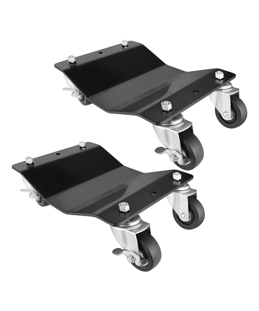 Pentagon Tool Commercial Grade 2-Pack Tire Dolly - Tire Skates Black