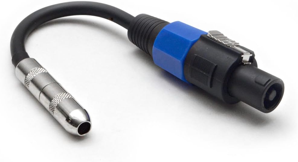 Seismic Audio 4 Pack-1/4 TS Female to Speakon Adapter Patch Speaker Cable (SAPT56-4Pack)