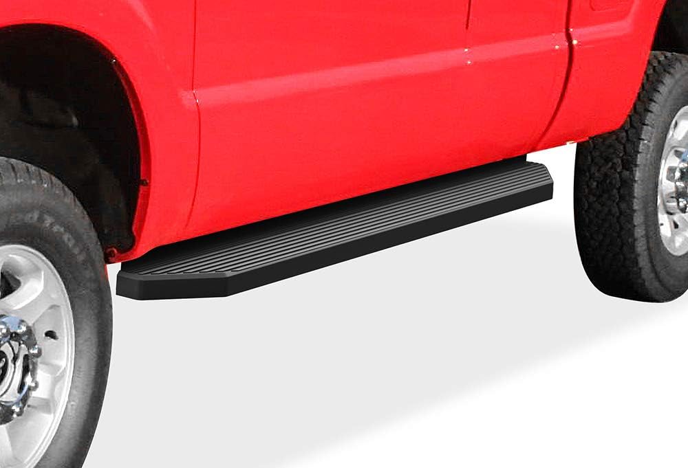 APS iBoard Black Running Boards Style Compatible with Ford F250 F350 Super Duty 1999-2016 Extended Cab (Nerf Bars Side Steps Side Bars)