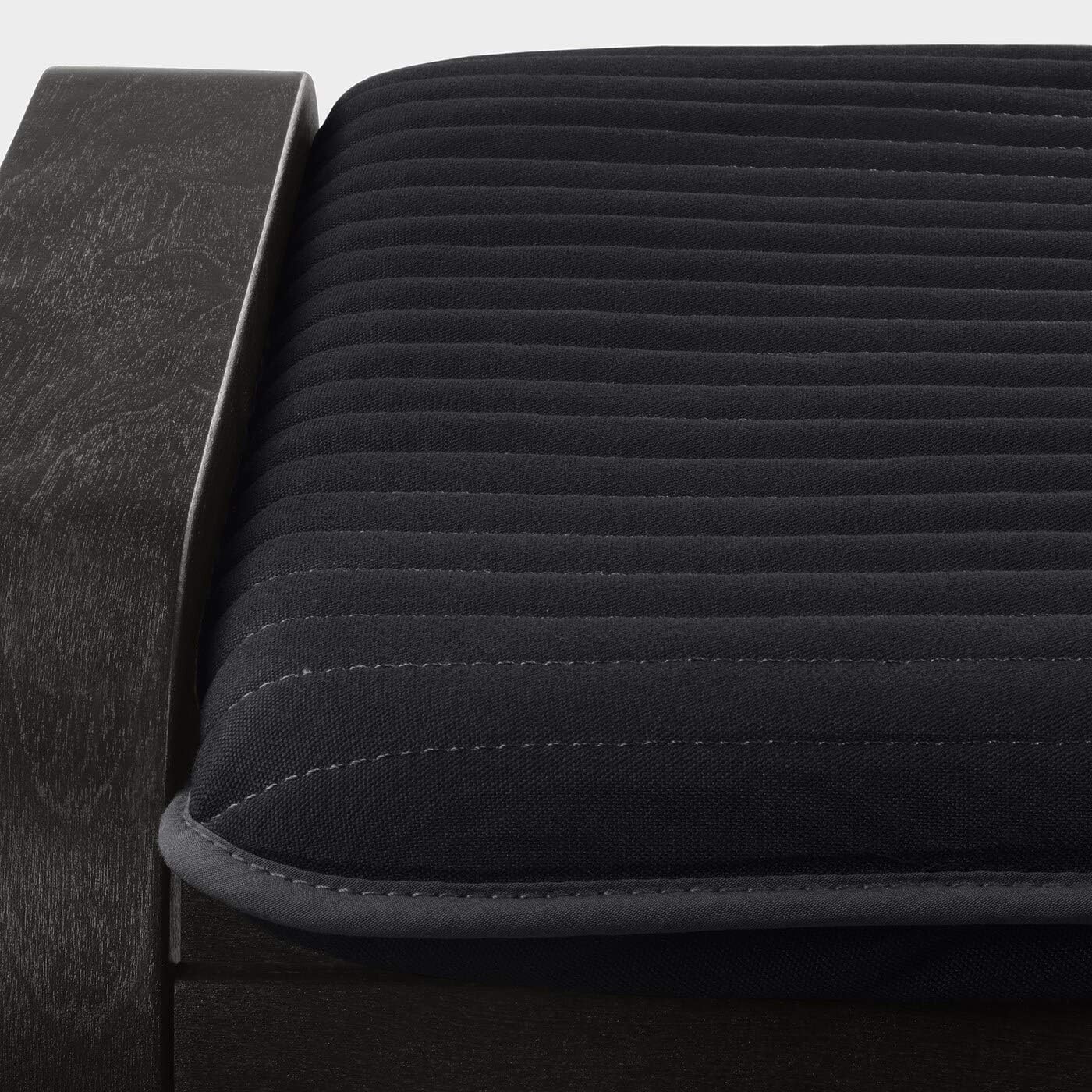 Ikea Ottoman, black-brown stain, Ransta black 18204.81723.1430
