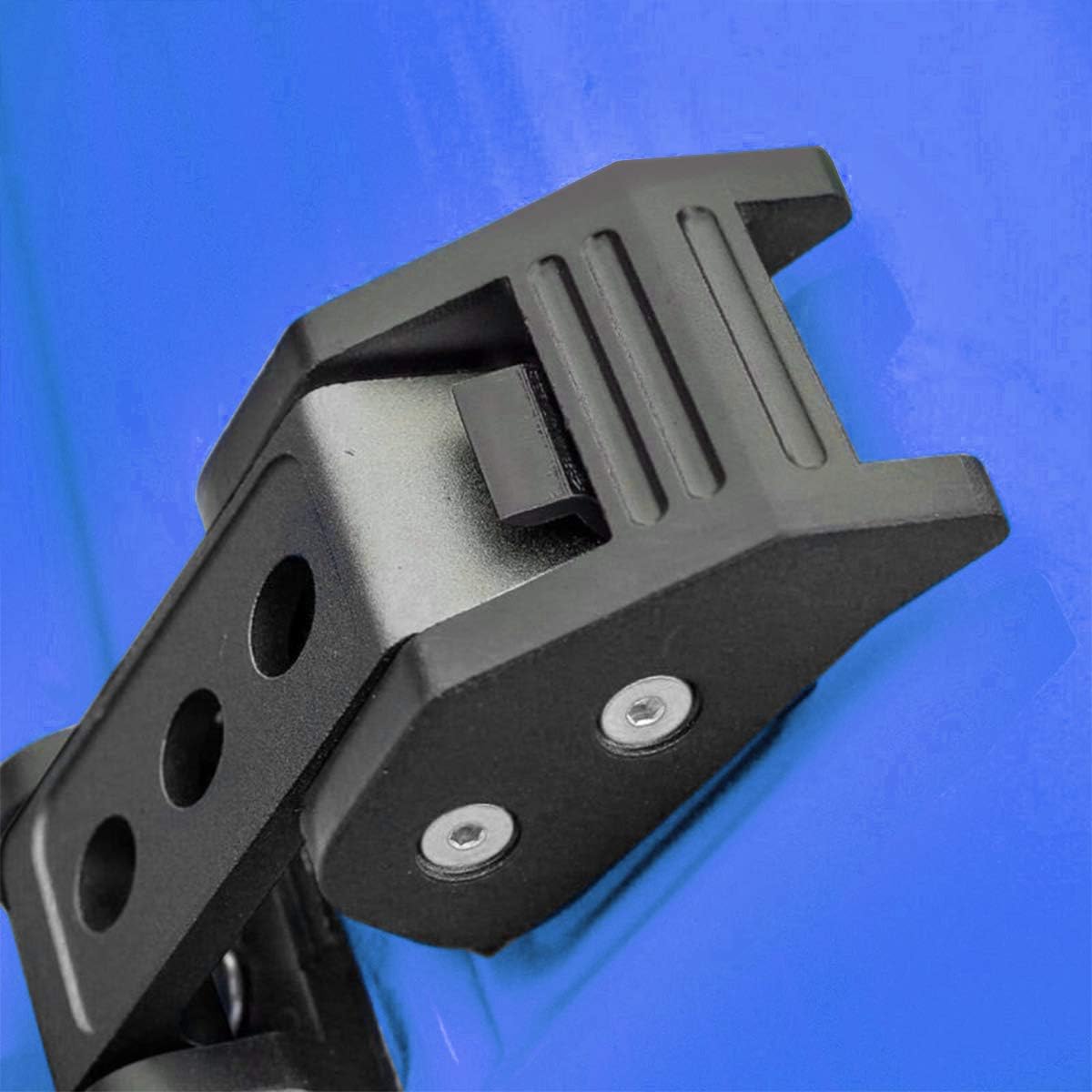 AUDEXEN Hood Latches, Latch Locking Hood Catch Kit, Black Stainless Steel Compatible with Jeep Wrangler JK JKU 2007-2018