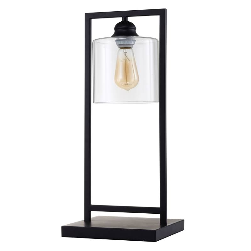 Furniture of America Adelio Modern Metal Table Lamp in Black