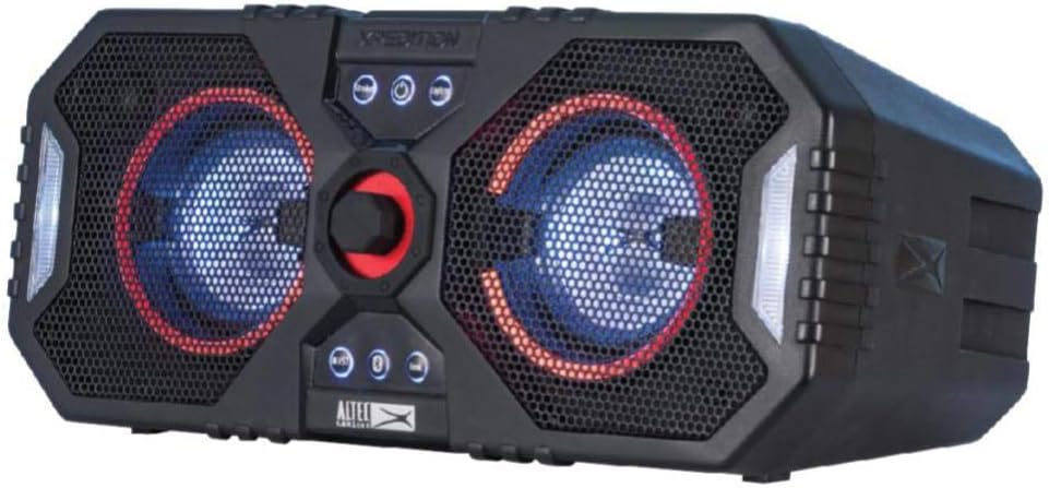 Altec Lansing ALP-XP400 Xpedition 4 Waterproof Portable Bluetooth Speaker, Dual 4