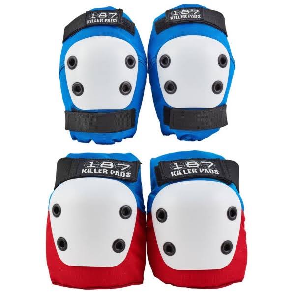 187 Combo Pack - Red White Blue L/XL