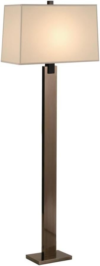 Sonneman 3306.51 Contemporary Modern One Light Floor Lamp from Monolith Collection in Black Finish, 10.00 inches