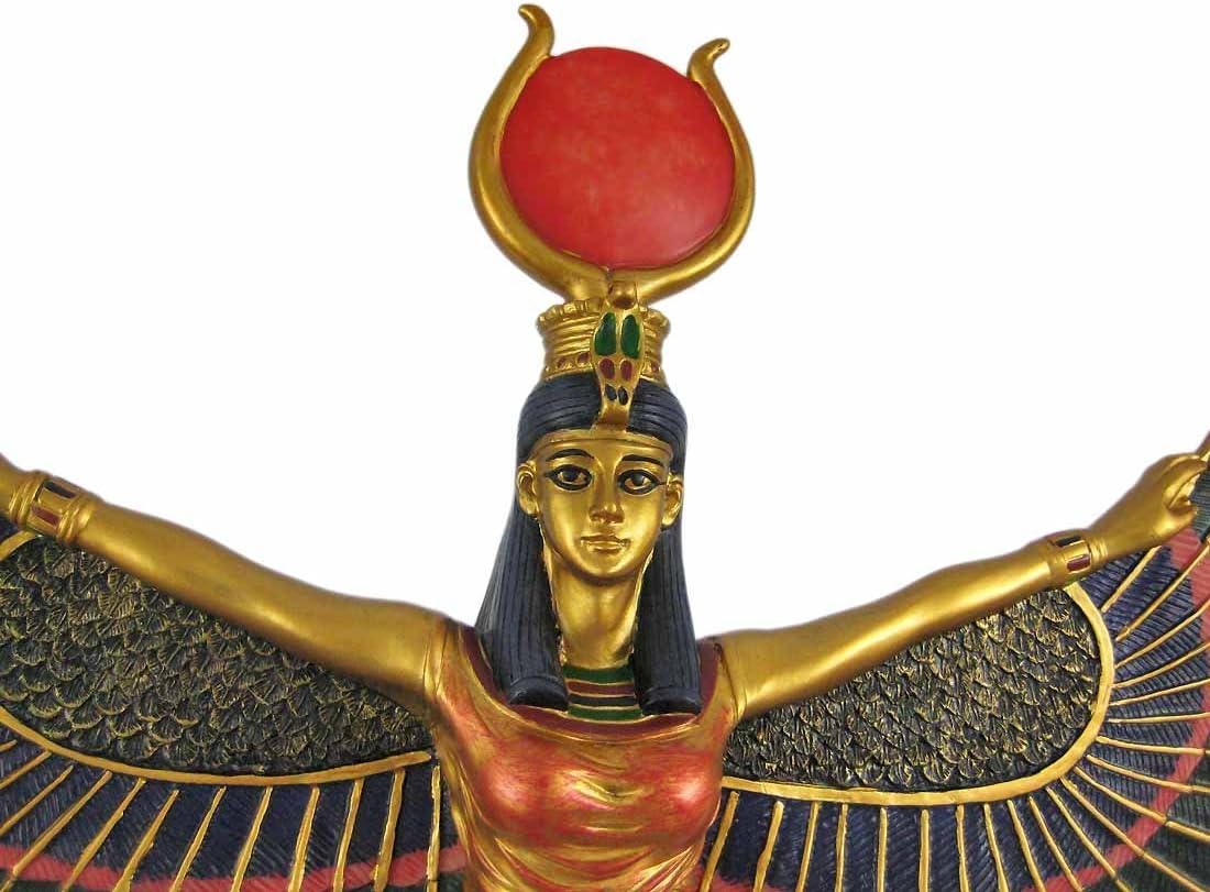 Pacific Giftware Winged Isis Egyptian Goddess Wall Hanging Deity Pack of 2
