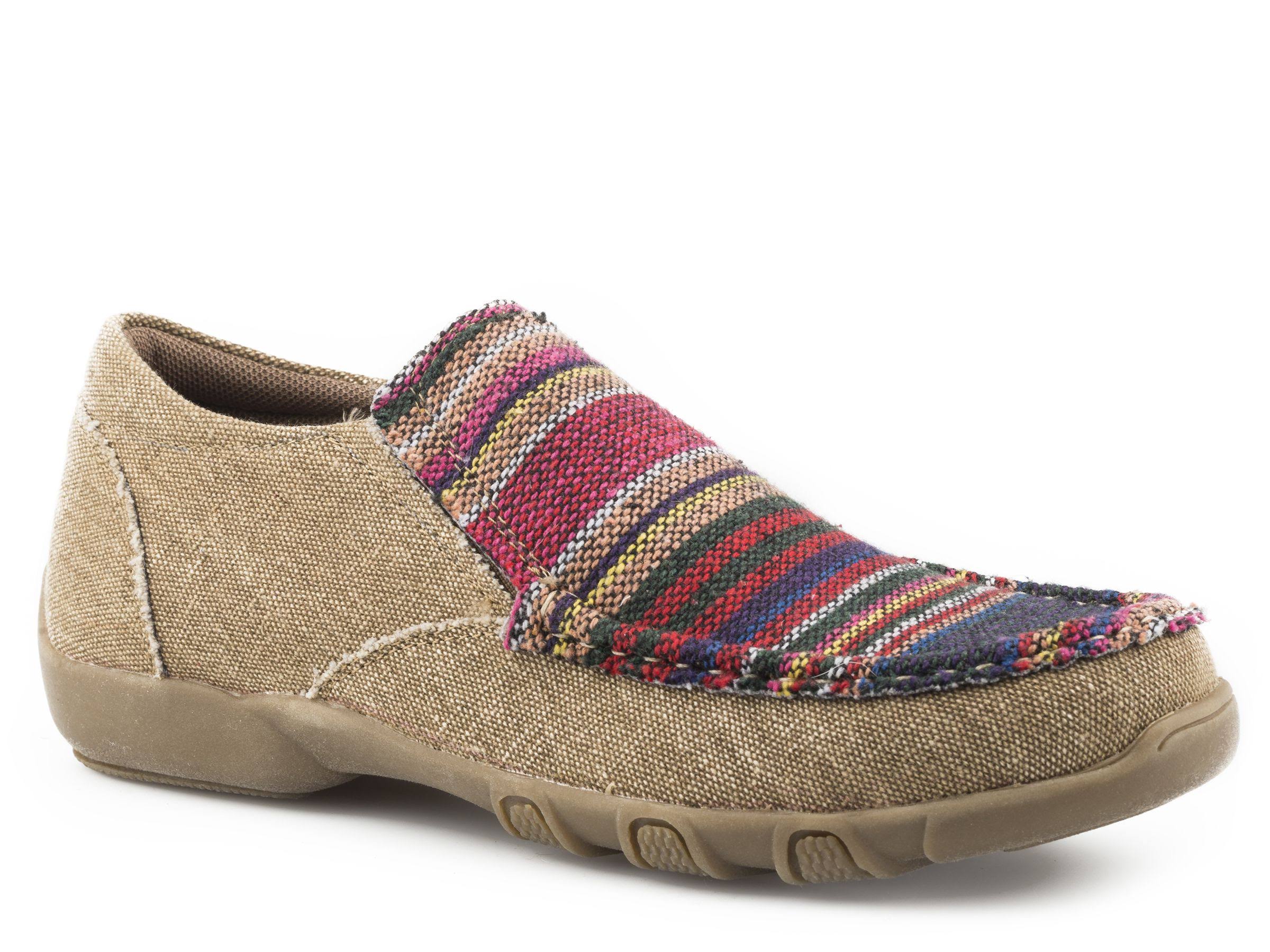 Roper Jackie Serape Moccasins - 6