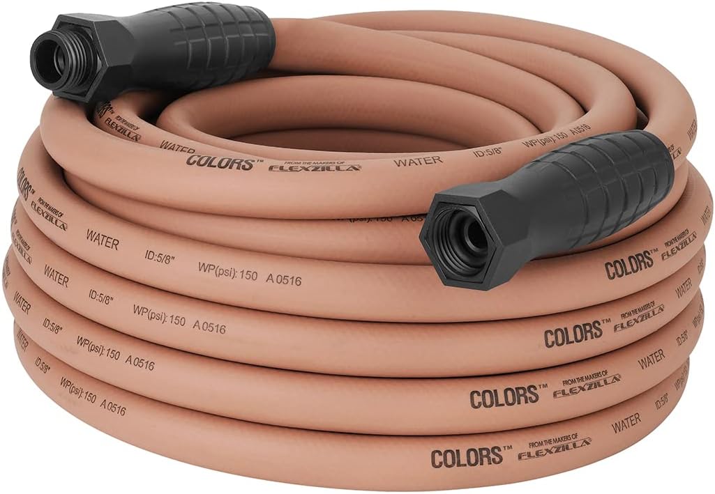 Flexzilla HFZC550BRS SwivelGrip Garden Hose, Brown Mulch Pack of 2