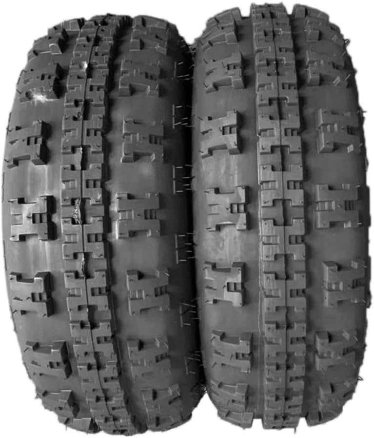 MOTOOS 21x7-10 ATV UTV Front Tires 21x7x10 Sport All Terrain Mud Trail Tires 21/7-10 Tubeless 4 PR Pack of 2