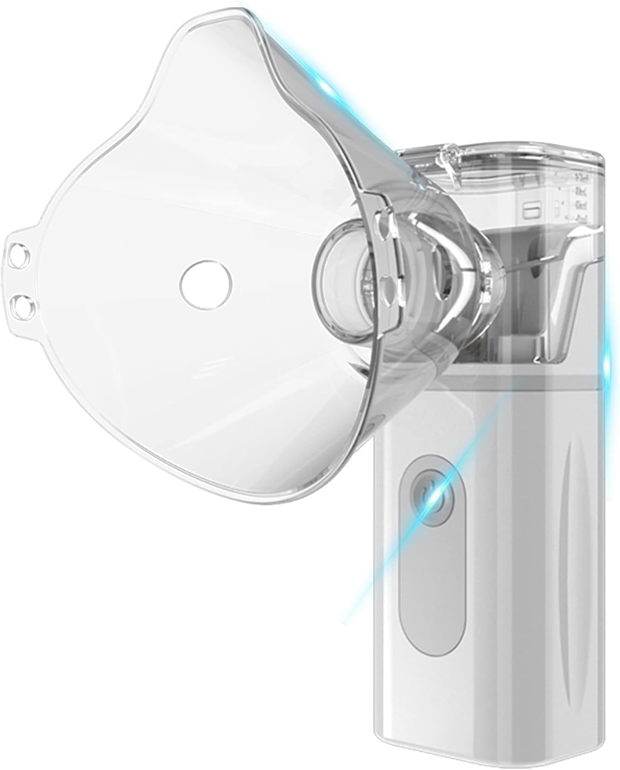 UNOSEKS Portable Nebulizer, Effective Handheld Mesh Nebulizer Machine for Kids Adults, Breathing Machine Nebulizer Inhaler Home Use Travel Friendly