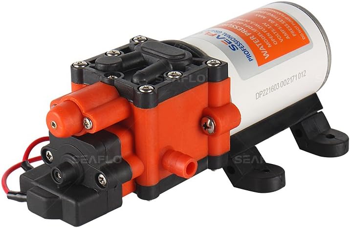 SEAFLO 12V 100PSI Self-priming Diaphragm Pump Pack of 2