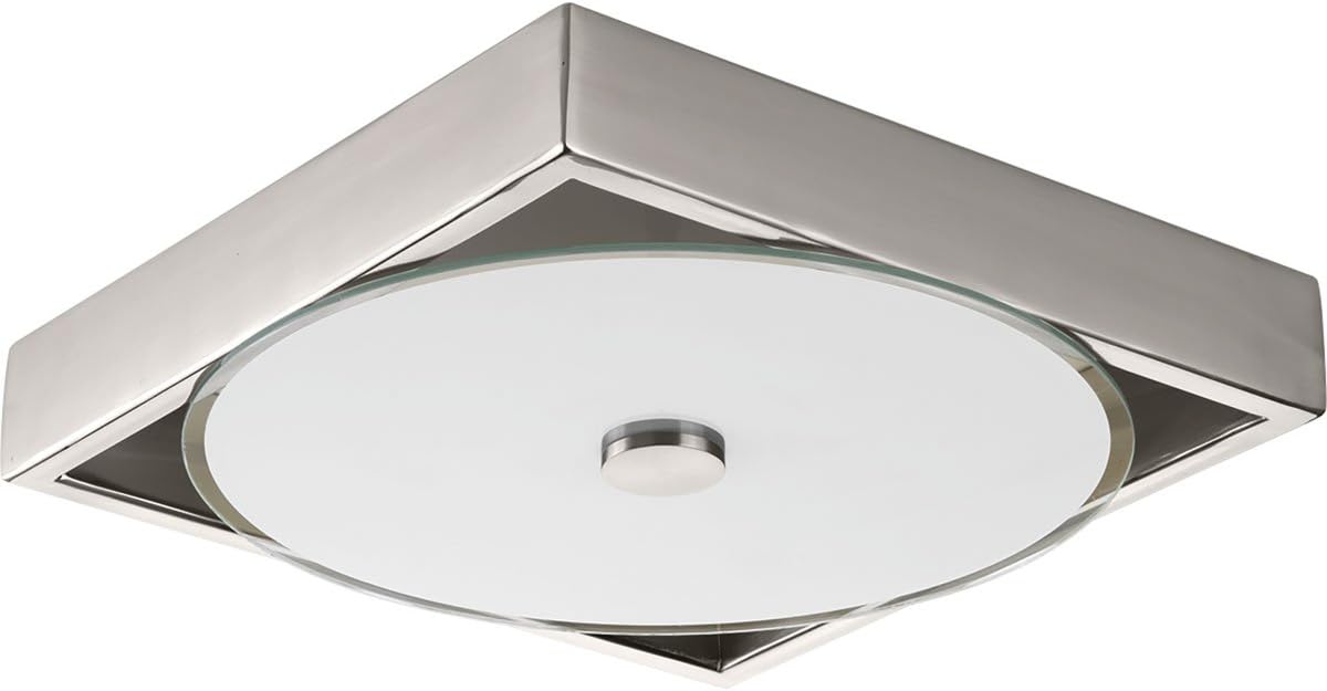 Progress Lighting P350026-129-30 Frame One-Light LED Large Flush Mount Sconce (11