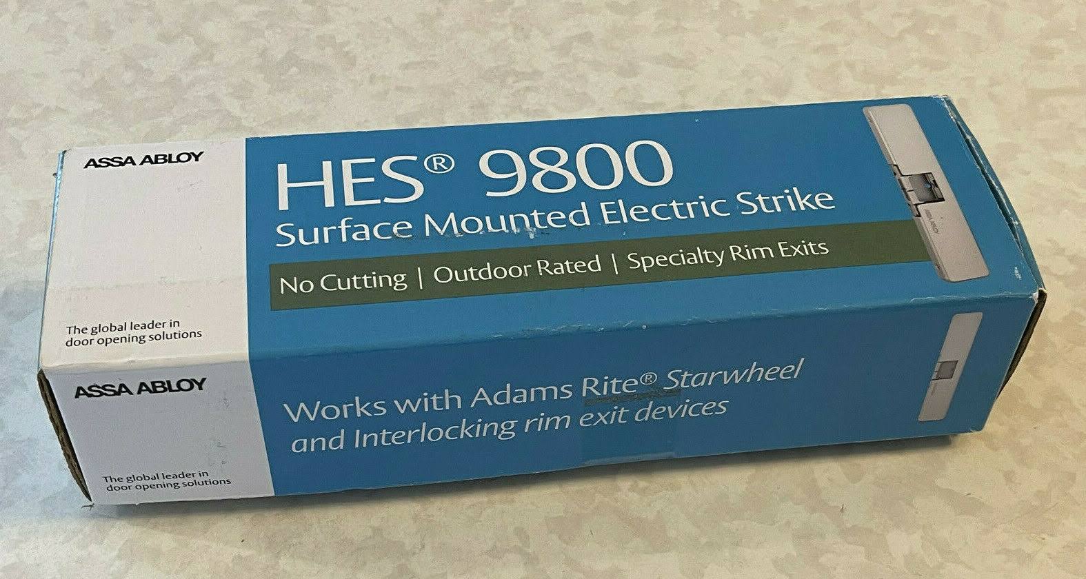 HES 9800-630 Slim Line Electric Strike Surface Mount.