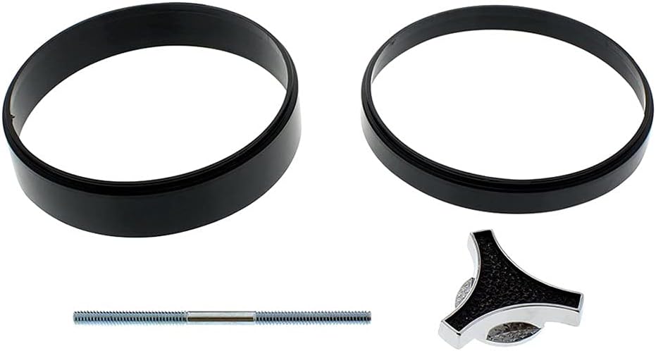 United Pacific Aluminum Mustang Script Oval Air Cleaner For Single 4 Barrel Carburetor