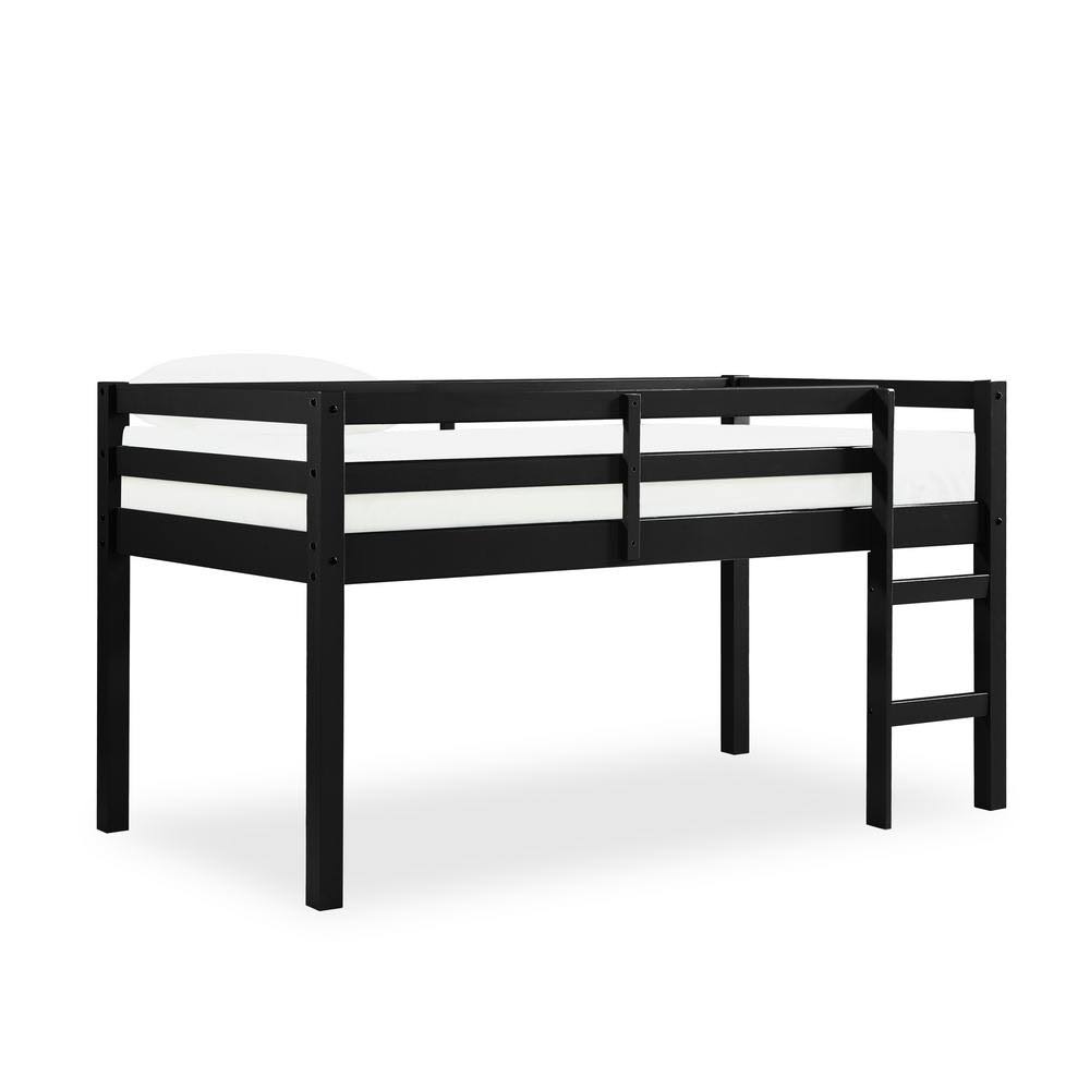 Dorel Living Anders Black Junior Twin Loft Bed
