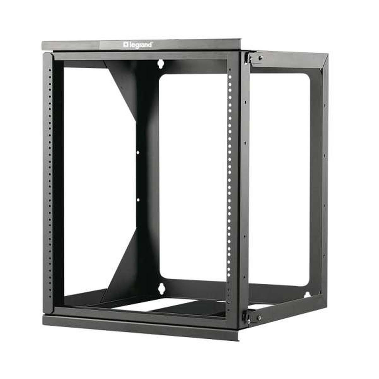 C2G 12U Hinged Wall Mount Open Frame Rack - 18in Deep (TAA Compliant) Rack