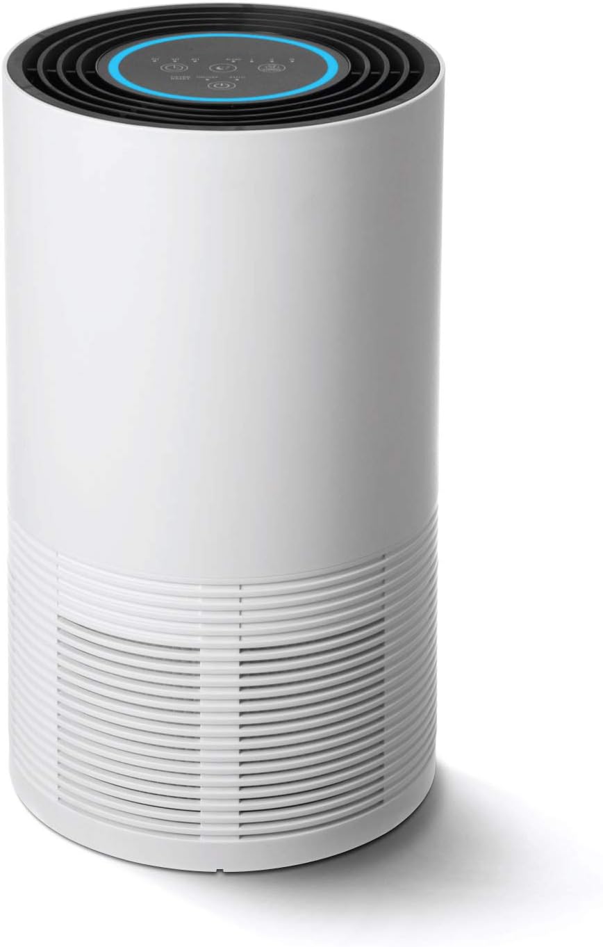 Compass Home Air Purifier - H13 HEPA Filter 3-Stage Air Filtration for Allergies, Pollen, Dust, Odors, Smoke, Pet Dander, Bacteria with Sleep Mode and Room Auto Air Sensor Air Purifier