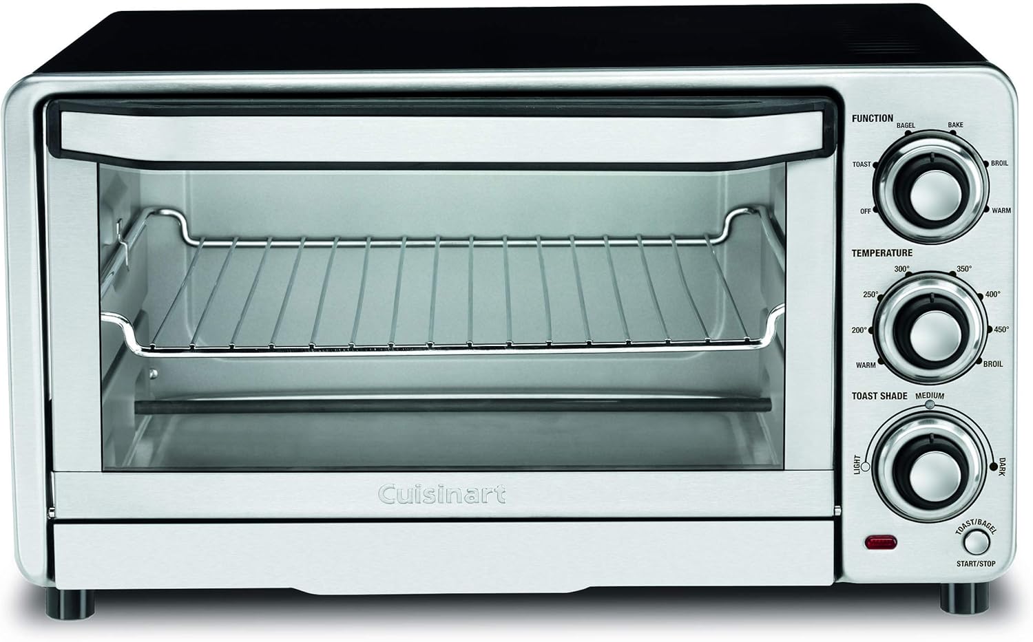 Cuisinart TOB-40N Custom Classic Toaster Oven Broiler, 17 Inch, Black