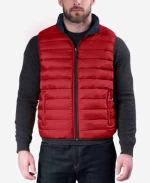 Hawke & Co. Outfitter Reversible Packable Vest Medium Camo / Maroon