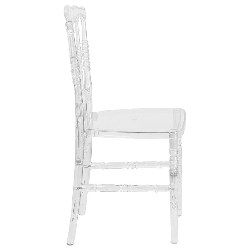 2 Pk. Flash Elegance Crystal Ice Napoleon Stacking Chair