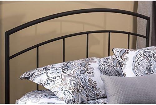 Hawthorne Collections Full Queen Metal Spindle Headboard in Black