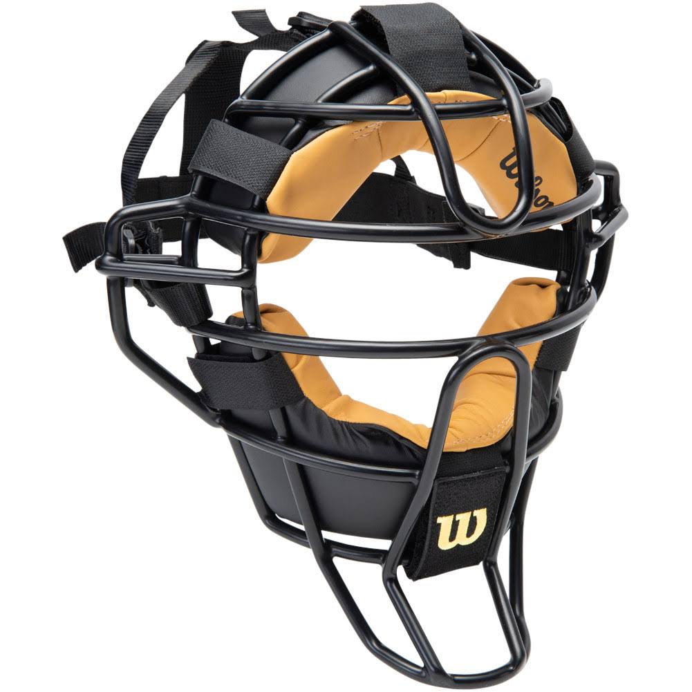 Wilson Dyna-Lite Umpire Mask Black Steel