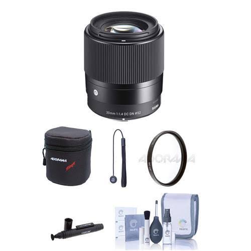 Sigma 30mm f/1.4 DC DN Lens Contemporary f/Micro 4/3 MT w/Free Accessory Bundle
