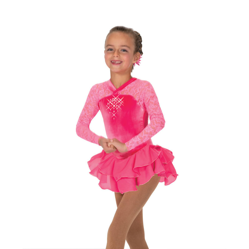 Jerry&s Ice Skating Dress - 12 Ooh La Lace Warm Pink
