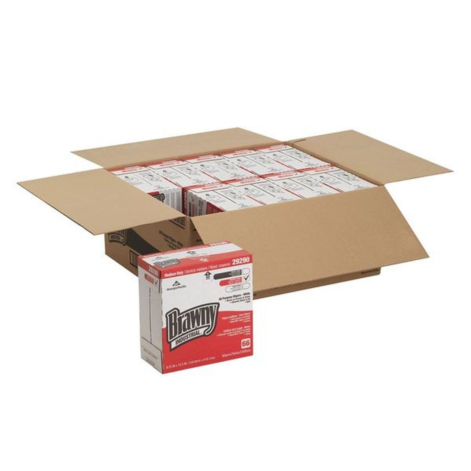 Georgia Pacific Professional Airlaid 1/4-Fold Wipers, 9 1/4 x 16 1/2, White, 66/Box, 10 Boxes/Carton