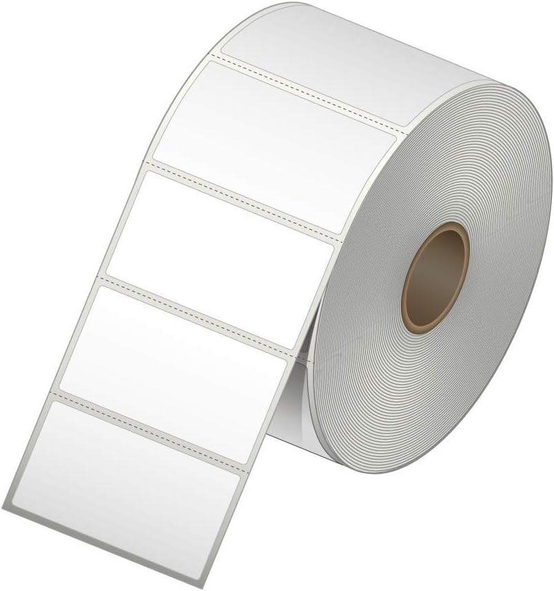 Ecotherm 2.25x1.25 Thermal Labels - 1135 Paper Stickers Per Roll - 4 Rolls - fits Zebra LP2824, LP2844, GC420, GK420, GX430, ZD220, ZD410, ZD420, ZD500, ZD620, ZP-500, GT800 Direct Thermal Printers Pack of 2