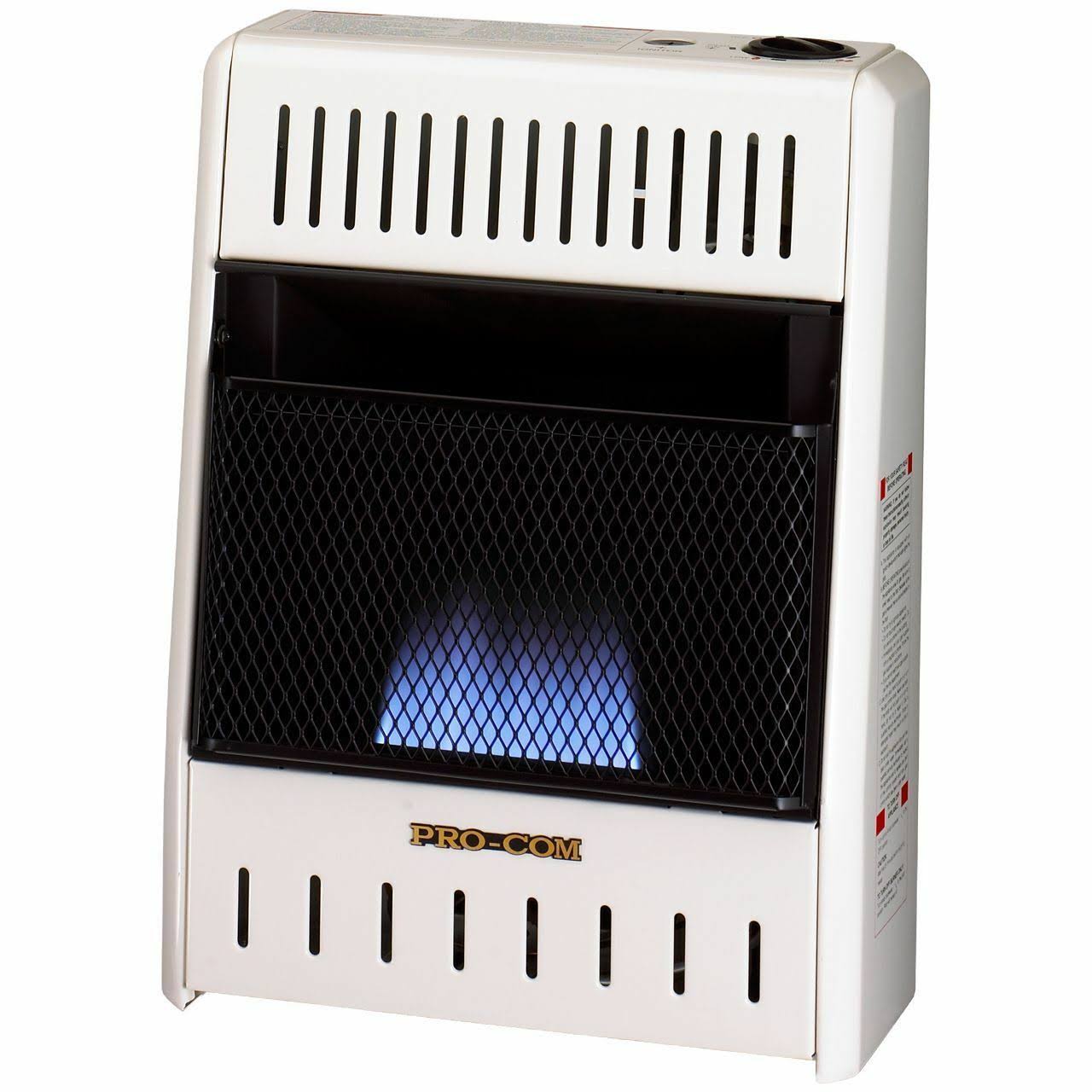 Procom MN100HBA Ventless Natural GAS Blue Flame Space Heater - 10,000 BTU, Manual Control