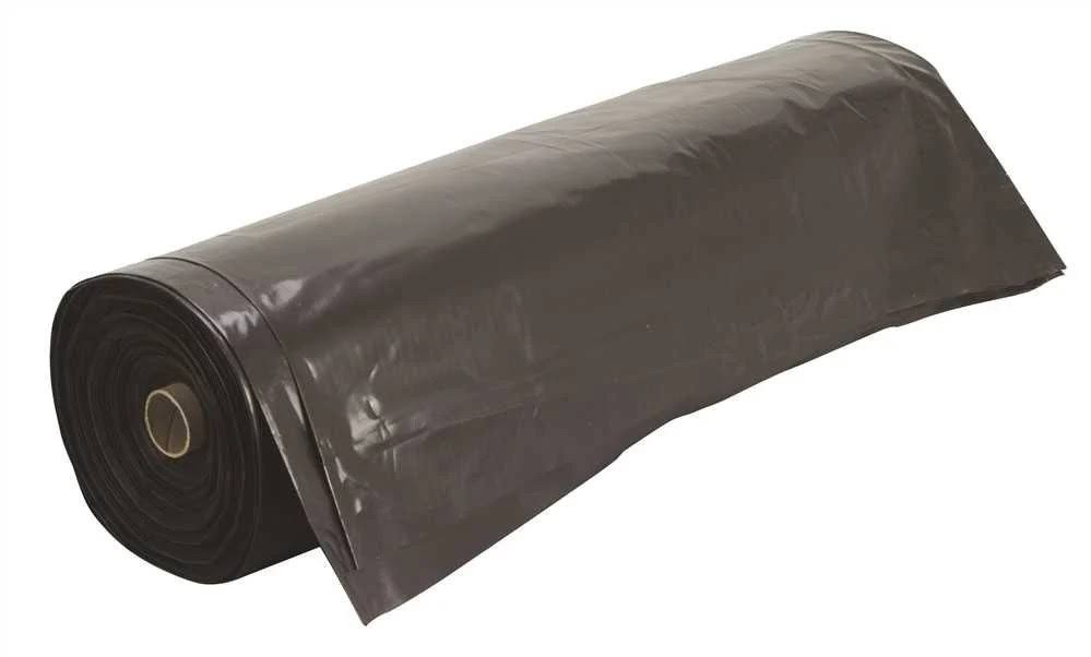 Frost King P2016B 20 ft. x 100 ft. 6 Mil Black Plastic Sheeting Roll