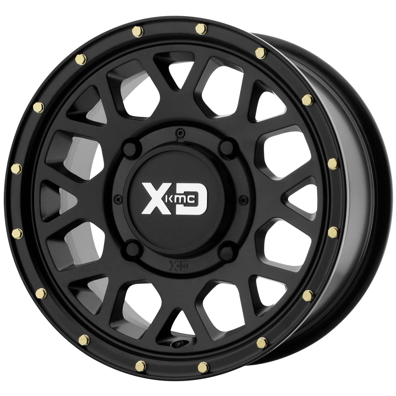 XD ATV XS135 Grenade Wheel 14x7 4x110 Satin Black +10mm
