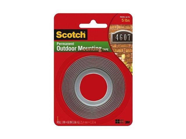 3M 76274 Scotch Exterior Mounting Tape, 1x22 x 60x22 24 Pack