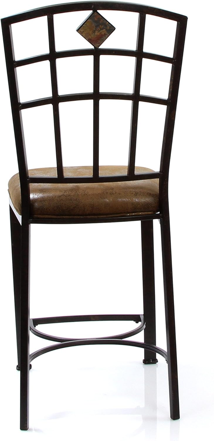 ACME 96062 Set of 2 Tavio Counter Chair, 24-Inch