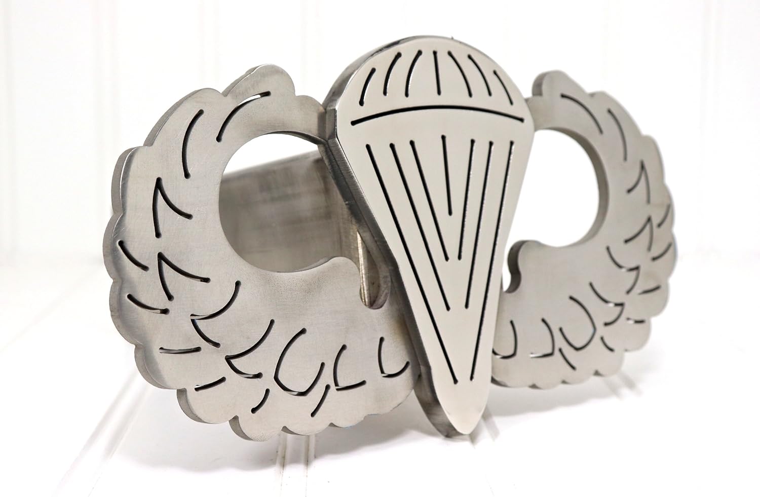 Custom Hitch Covers 12667-Stainless Parachutist Badge