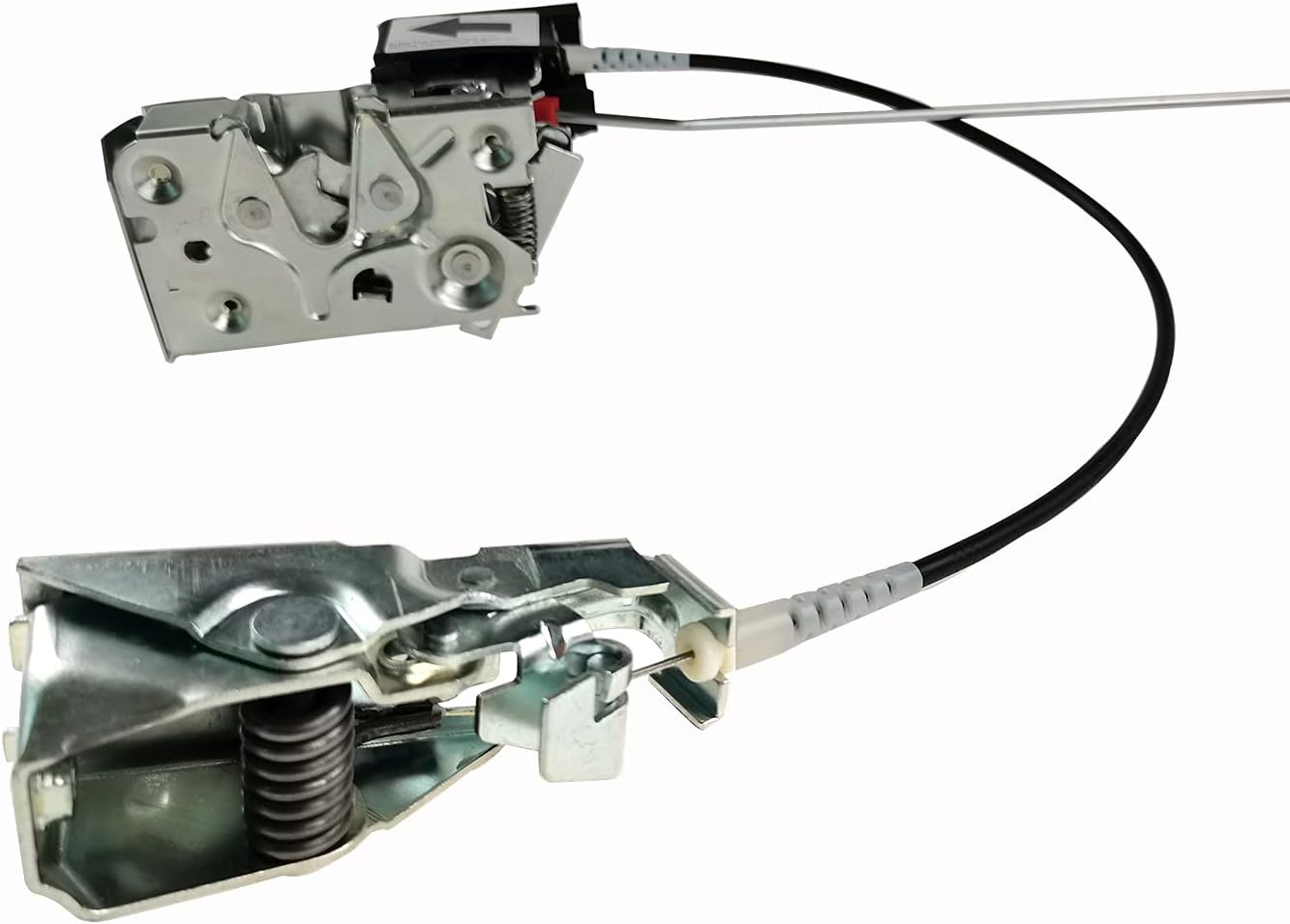 koxuyim F4TZ15219A65A F4TZ 15219A65 A Front Left Driver Door Latch Lock Assembly and Cable Rod Kit .Replace for-Ford F150 F250 F350 Bronco 1992 1993 1994 1995 1996 1997