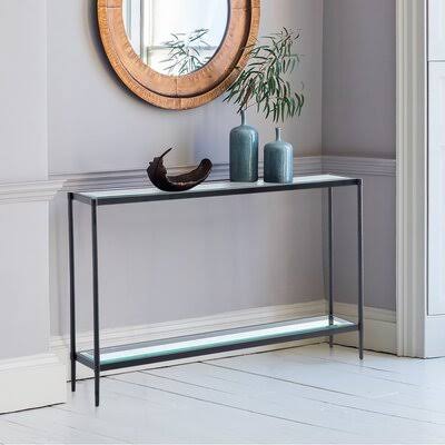 Jolivue 47.24x22 Console Table Color: Black
