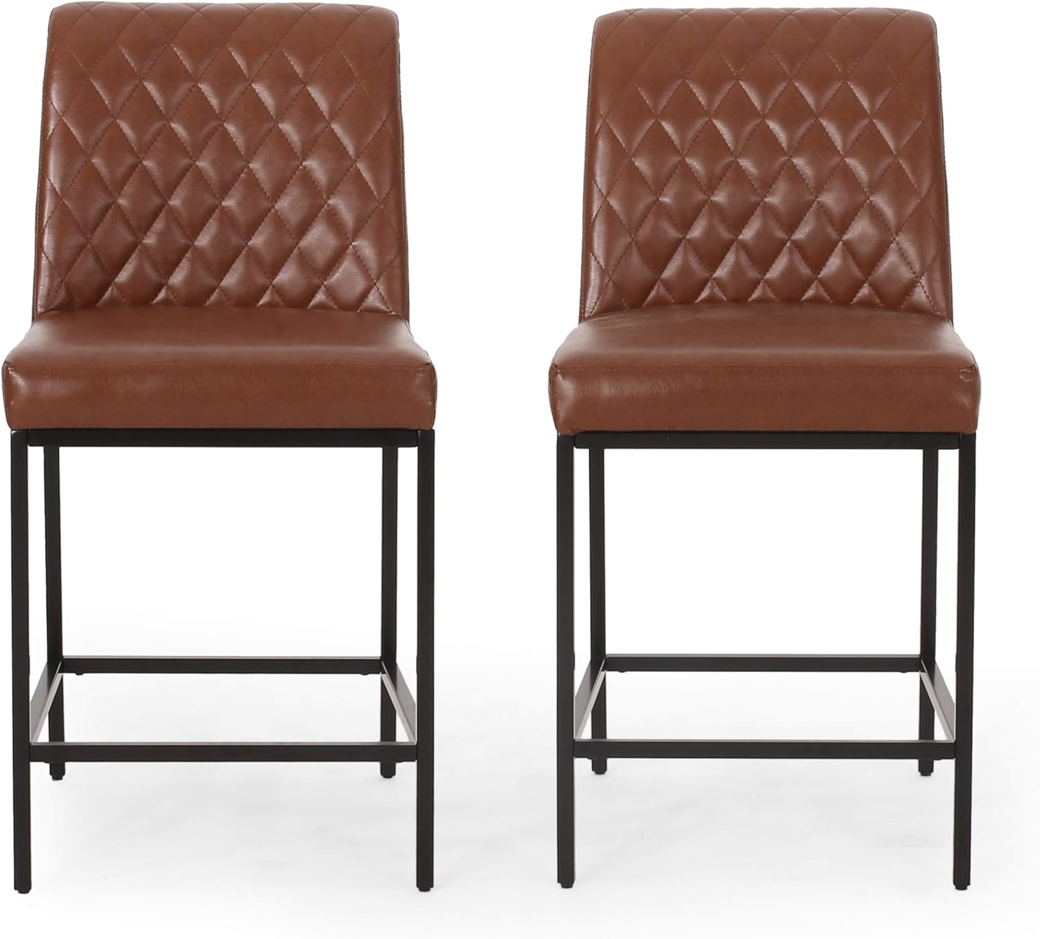 Christopher Knight Home Osgood Counter Stool, Midnight Black + Black