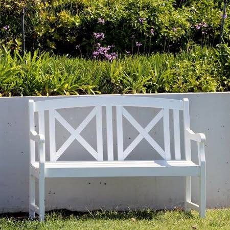 Andromeda Outdoor Wooden Garden Bench Beachcrest Home