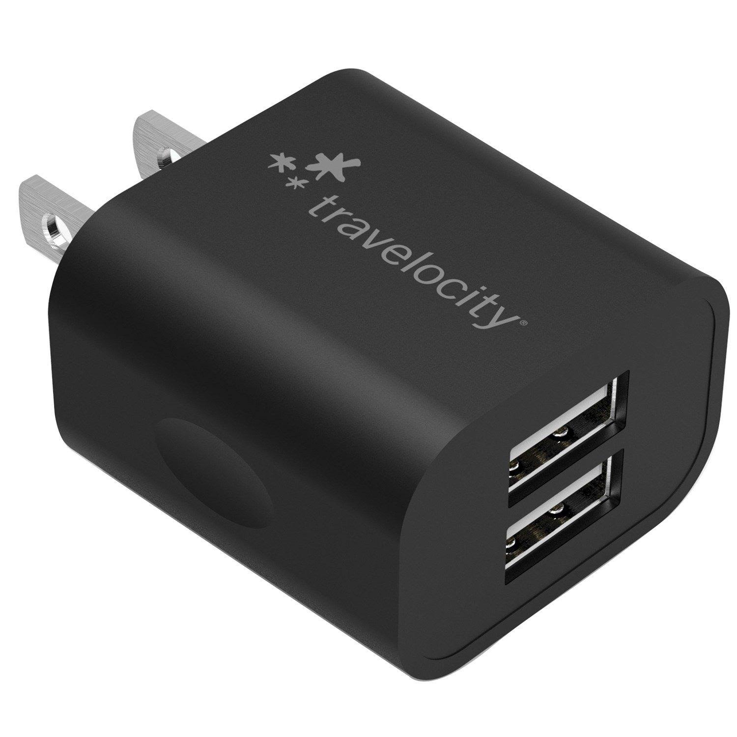 Travelocity TVI-AC2U-AST 2-Amp Dual USB Home Chargers