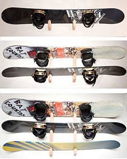 Pro Board Racks Snowboard Wall Rack Holds 4 Boards